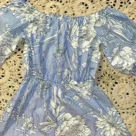 Bleuh Ciel Anthropologie puff sleeve midi dress - Picture 5 of 7